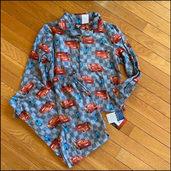 Cars Boys Two Piece Pajama Set - Picture 2 of 3